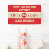 Prost! Banner zum 50. Klassentreffen (Insitu)