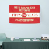Prost! Banner zum 50. Klassentreffen (Messeveranstaltung)
