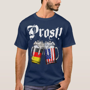 Prost Beer Deutsche Fahne T Oktoberfest Männer T-Shirt