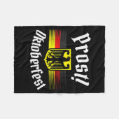 Prost Beer German American Flag Men Mug Fleecedecke (Vorderseite (Horizontal))