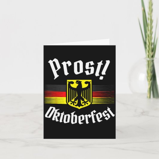 Prost Beer German American Flag Men Mug Karte (Vorderseite)