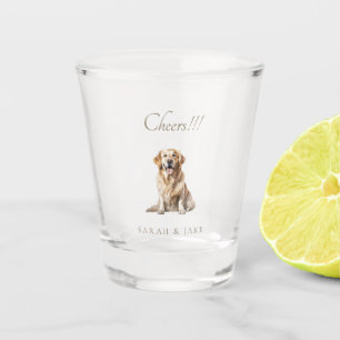 Prost!!! Benutzerdefinierte Hochzeit für Haustiere Schnapsglas