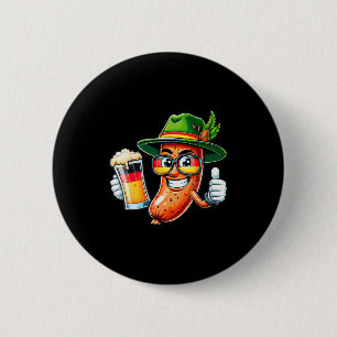 Prost Bier Deutsch-Amerikanische Flagge Männer Tas Button