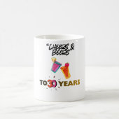 Prost & Bier – Lustiges Party- & Bierliebhaber-Des Kaffeetasse (Mittel)