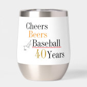 Prost Bier und Baseball 40. Geburtstagsfeier (Rückseite)