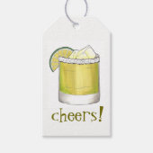 Prost! Celebration Margarita Cocktail Limette Gree Geschenkanhänger (Vorderseite)