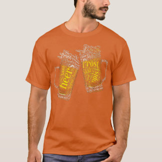 Prost Cheers Oktoberfest Beer Tasse T-Shirt