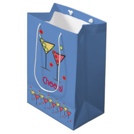 Prost! Cocktails Mittlere Geschenktasche Geschenktüte