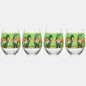 „Prost dem Kobold“ Weingläser  Weinglas Ohne Stiel (Links)
