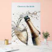 Prost der Braut Acrylschild (Hochzeit)