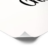 „Prost der Liebe“ Romantischer Kunstdruck Poster (Ecke)