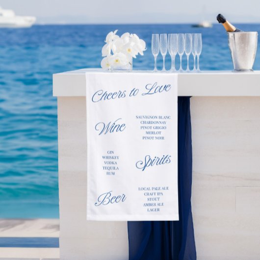 Prost der Liebe Skript Hochzeitsbar Menü Banner Sc