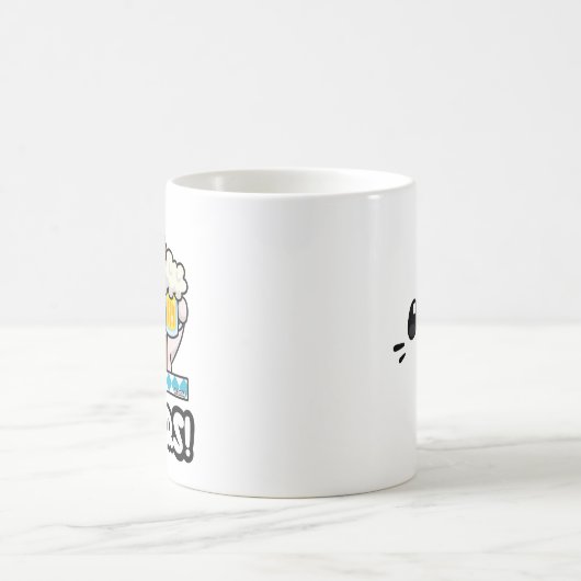 Prost! Der reizvolle Besitzer der Libation Kaffeetasse (Mittel)