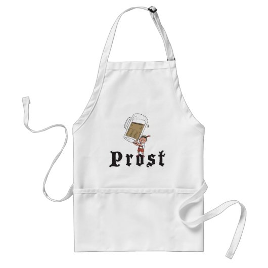 Prost Deutsch-Trinken Schürze (Vorne)
