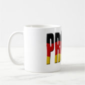 Prost! Deutsche Flagge Kaffeetasse (Links)