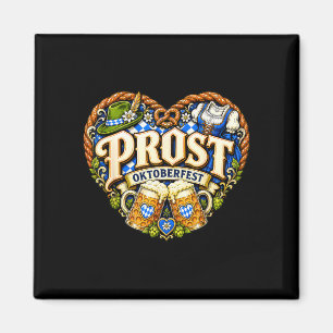 Prost deutsches Bierfest bayerische Feier  Magnet