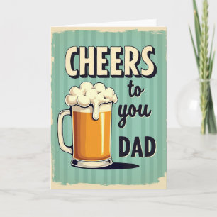 Prost Dir Papa Vintage Karte