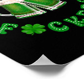 Prost Ers Lustiger St. Patricks Day Irisches Trink Poster (Ecke)