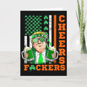 Prost Ers St. Patrick's Day Lustiger Biertrinker T Karte
