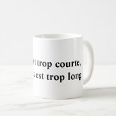Prost-est-trop lang kaffeetasse (VorderseiteRechts)