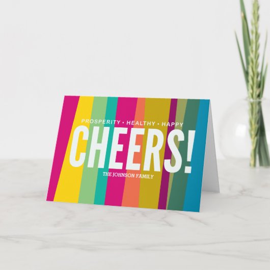 PROST! FEIERTAGSKARTE (Vorderseite)