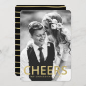 Prost | Fotokarte für den Urlaub Feiertagskarte (Vorne/Hinten)