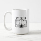Prost! Funny White Elephant Weihnachtsgeschenk Kaffeetasse (Links)