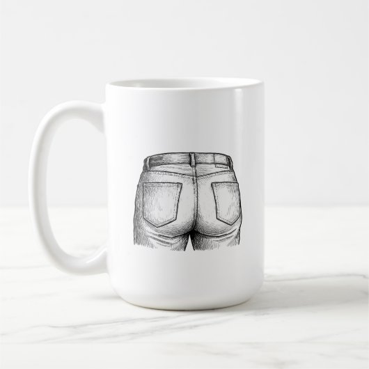 Prost! Funny White Elephant Weihnachtsgeschenk Kaffeetasse (Links)