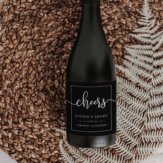 Prost | Gastgeschenk Hochzeit Weinetiketten Weinetikett