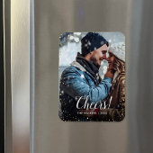 Prost | Glitz Imitats Glitzer Foto Overlay Magnet