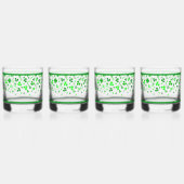 Prost Glückliche Irische Shamrocks Design Personal Whiskyglas (Links)