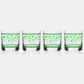 Prost Glückliche Irische Shamrocks Design Personal Whiskyglas (Rechts)