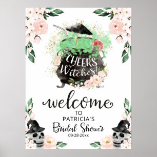 Prost Hexen-Brautparty-Empfangsschild Poster