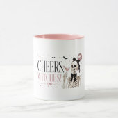 Prost Hexen Skelett Halloween Tasse (Zentrum)