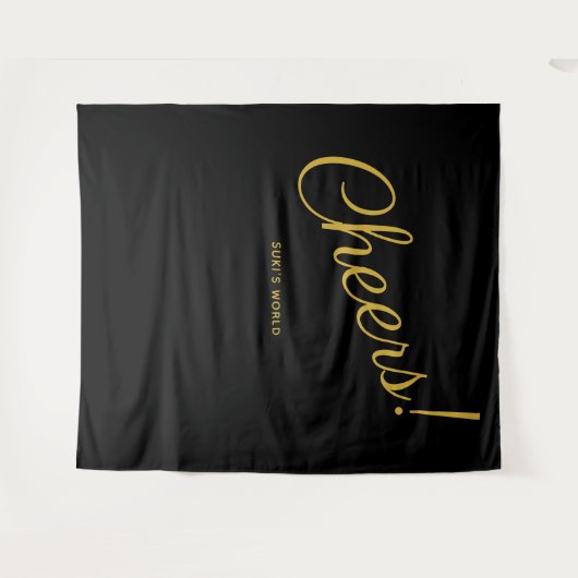 Prost! Hintergrundband Wandteppich (Vorderseite (Horizontal))