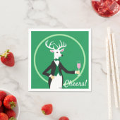 Prost Hirsche! Serviette (Beispiel)