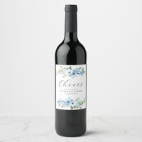 PROST | Hochzeit mit hellblauen Blumen