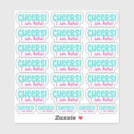 Prost! Ich bin hier! Vinyl Sticker