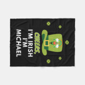 Prost Ich Bin Irisch Ich Bin Michael Fleecedecke (Vorderseite (Horizontal))