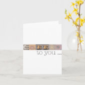 prost karte (Gelbe Blume)