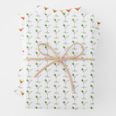 Prost! Martini Manhattan Cosmopolitan Cocktails Geschenkpapier Set (Beispiel)