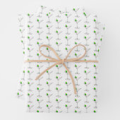 Prost! Martini mit Drehung Mixed Drink Cocktail Geschenkpapier Set (Beispiel)