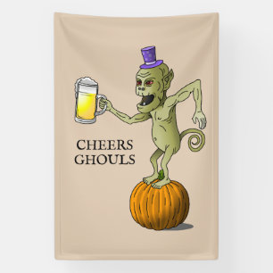 Prost Monster Halloween-Party Banner