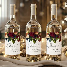 Prost! Moody Floral Wedding Burgundy