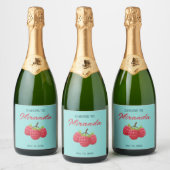 Prost Name Junggesellinnenabschied Schaumweinetikett (Flaschen)