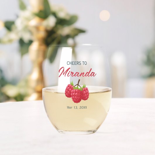 Prost Name Junggesellinnenabschied Weinglas Ohne Stiel (Insitu (Hochzeit))