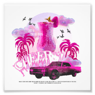 Prost! Nur ein Malibu Drink Fotodruck