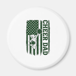 Prost Papa Amerikanische Flagge Vintage Vektor Des Magnet