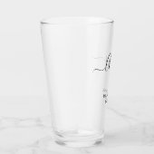 Prost | Personalisierte Brautbräutignacht Hochzeit Glas (Rechts)