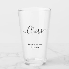 Prost | Personalisierte Brautbräutignacht Hochzeit Glas